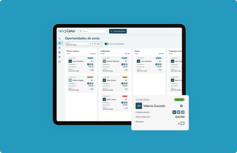 Escalar ventas sin perder el control del proceso